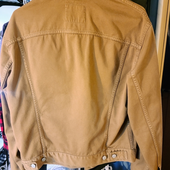 Acne Studios 1998 Tan Denim Trucker Jacket IT 50 - Picture 3 of 3
